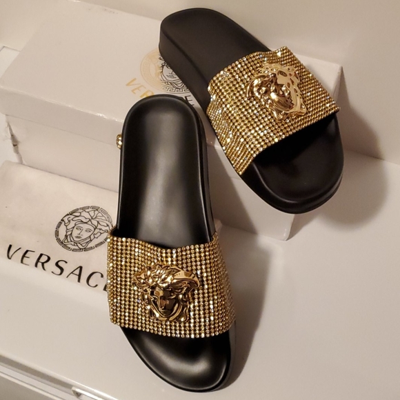 Versace Shoes - Versace medusa sliders